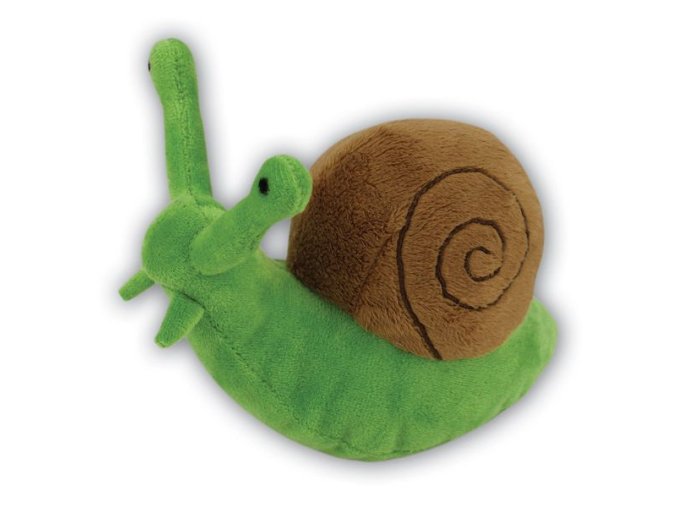 Plüss csiga 13 cm - plüss játékok