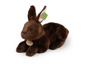 Plüss nyuszi barna 33 cm