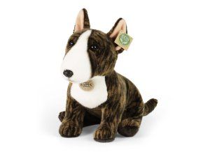 Plüss kutya angol bullterrier 30 cm