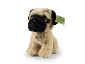 Plüss mopsz kutya 18 cm