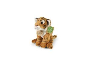 Plüss tigris ülő 15 cm