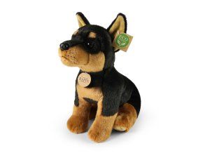 Plüss dobermann kutya 30 cm