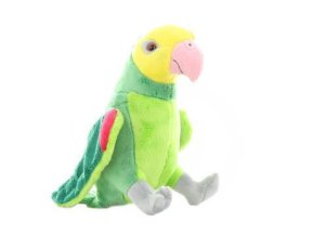 Plüss papagáj 20 cm - plüss játékok