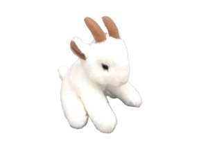 Plüss kecske 13 cm - plüss játékok