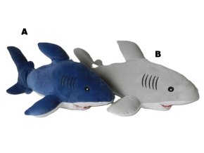 Plüss cápa 70 cm - plüss játékok
