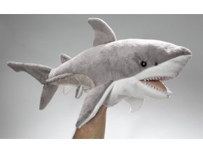 Plüss cápa, báb 46 cm - plüss játékok