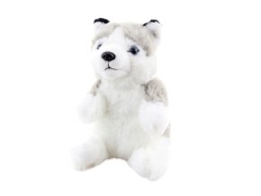Plüss kutya husky 17 cm - plüss játékok