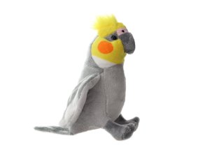 Plüss papagáj 18 cm - plüss játékok