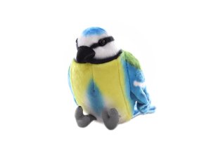 Plüss kék cinege 18 cm