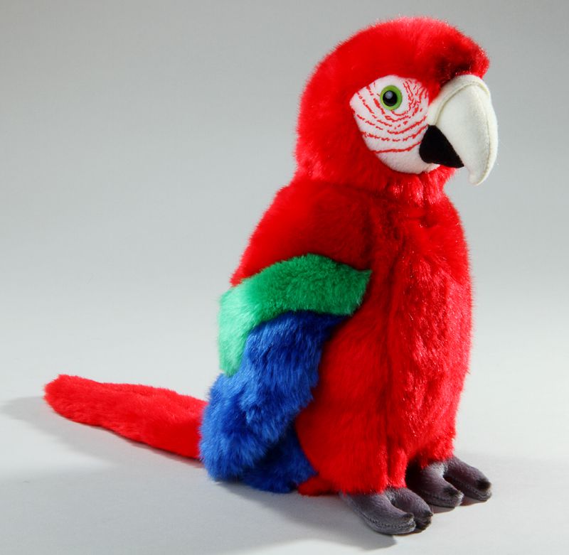 Lamps Plüss papagáj 28 cm - plüss játékok