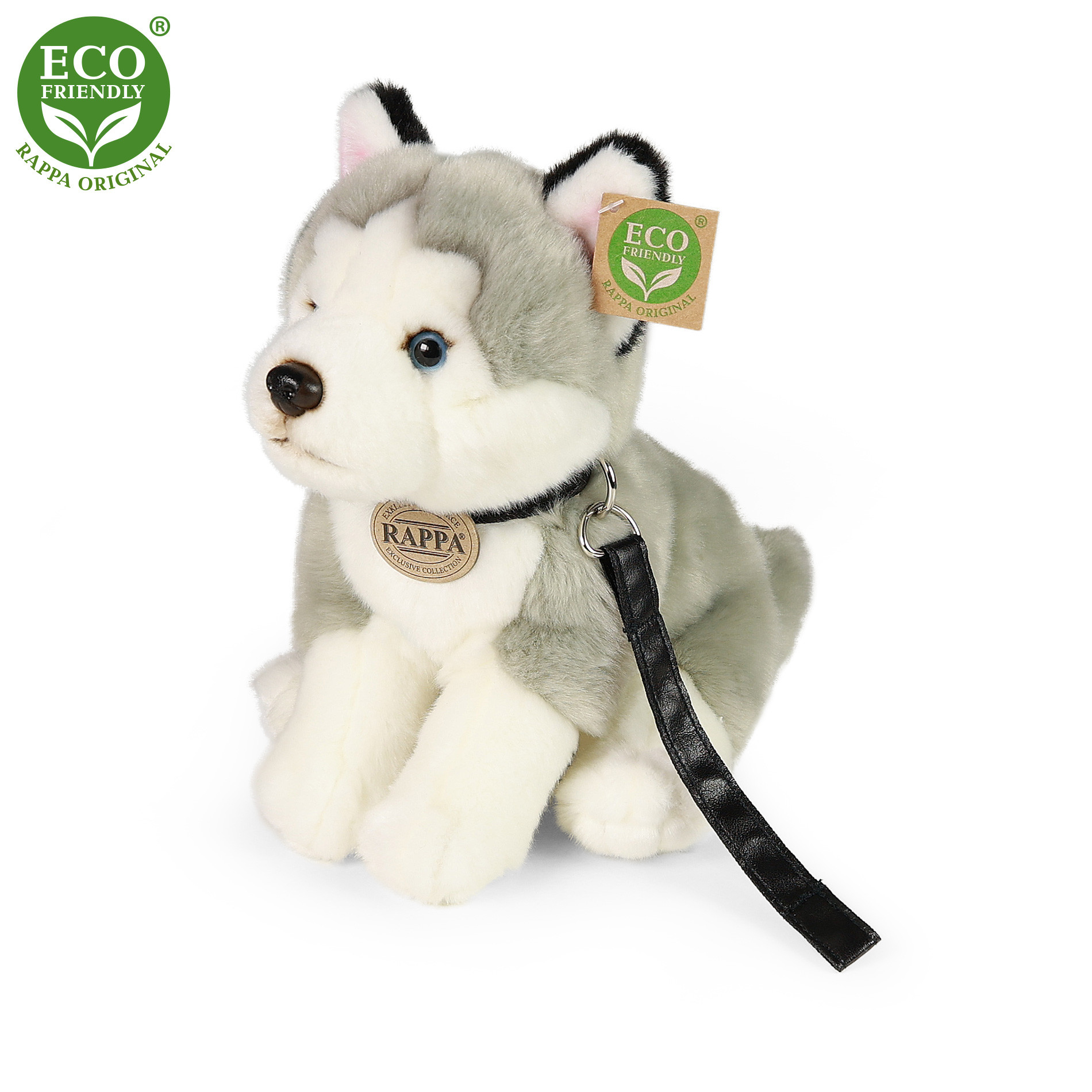 Rappa Plüss husky 28 cm - plüss játékok