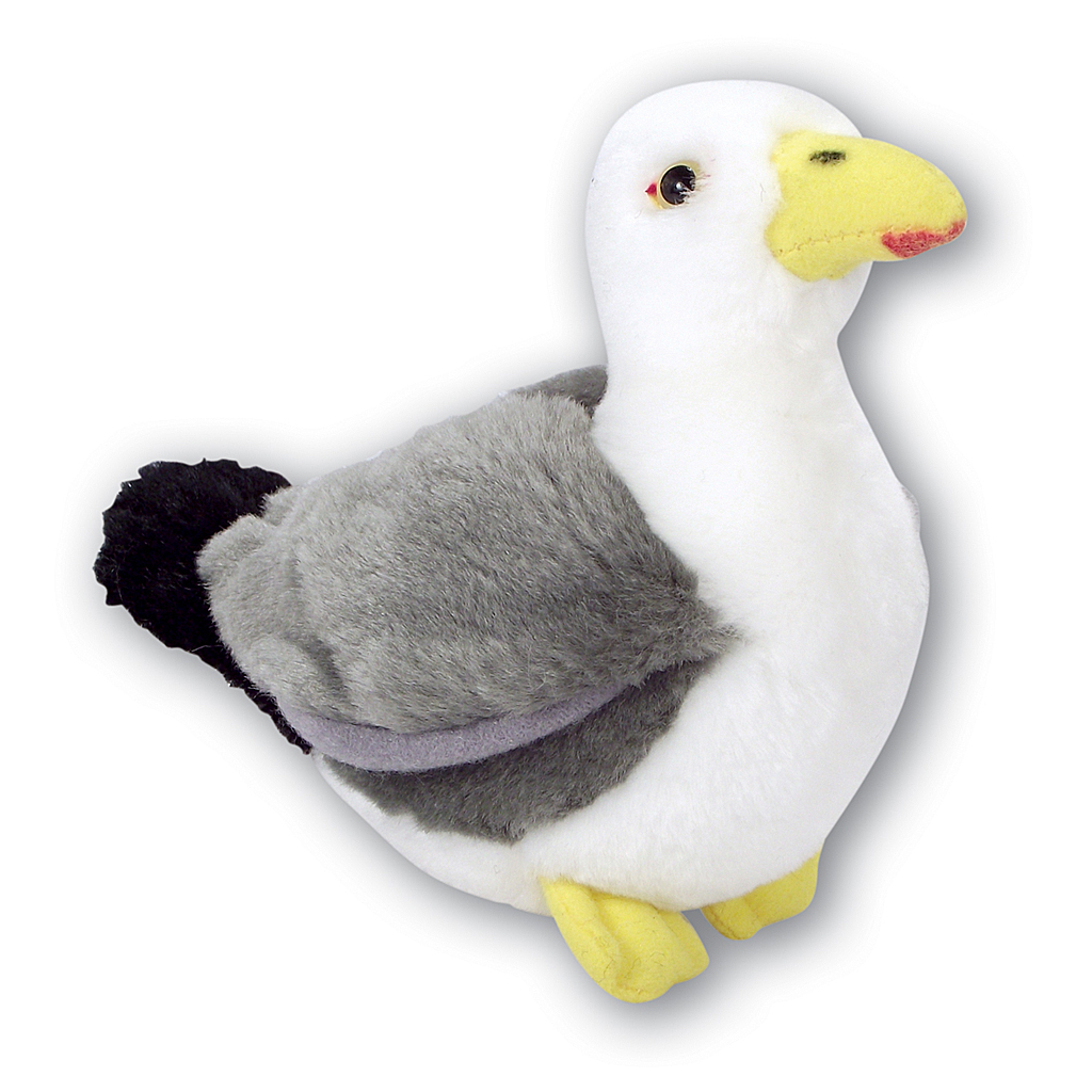 Ark Toys Plüss sirály 15 cm - plüss játékok