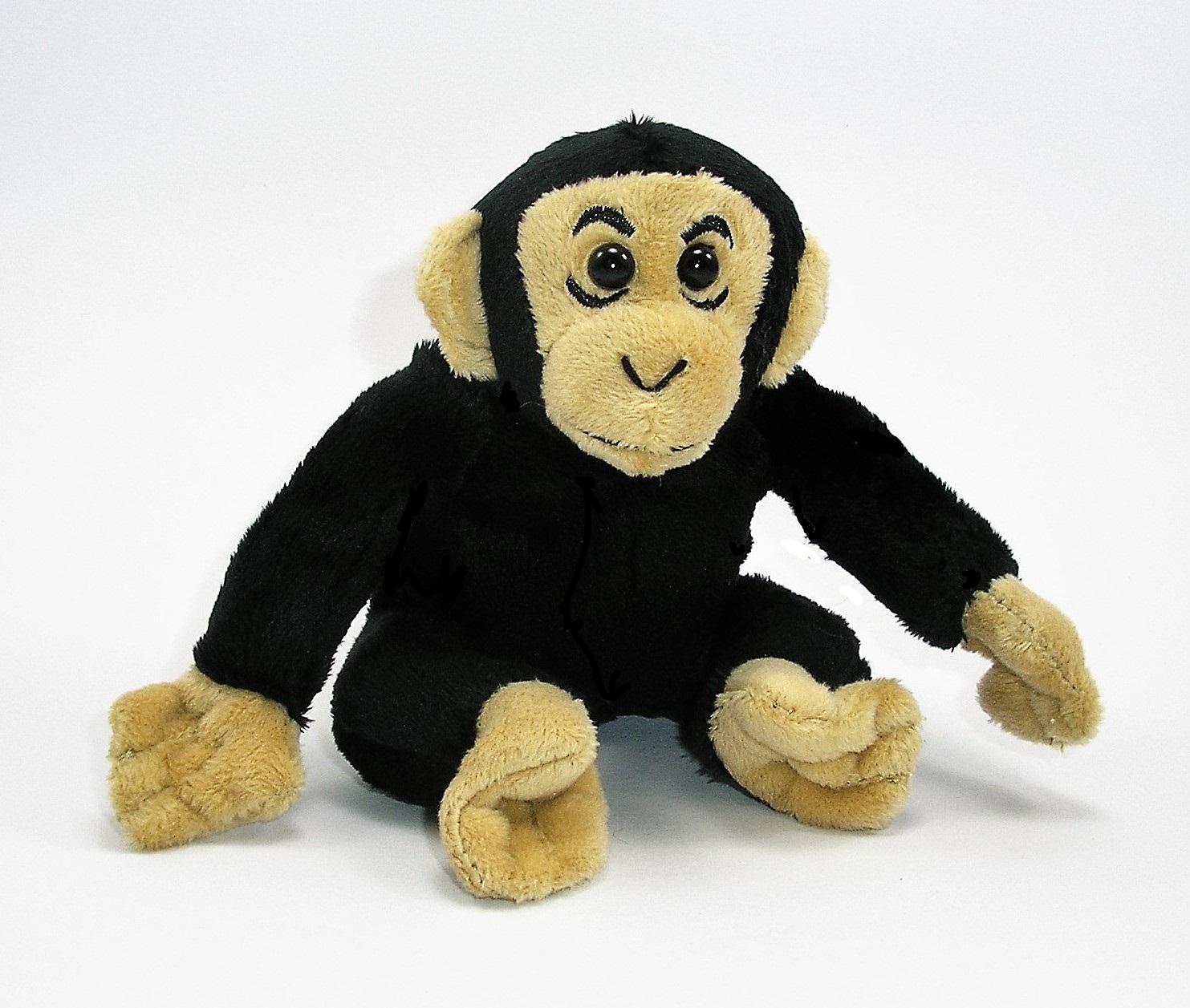 Cornelisen Plüss majom csimpánz 14 cm - plüss játékok