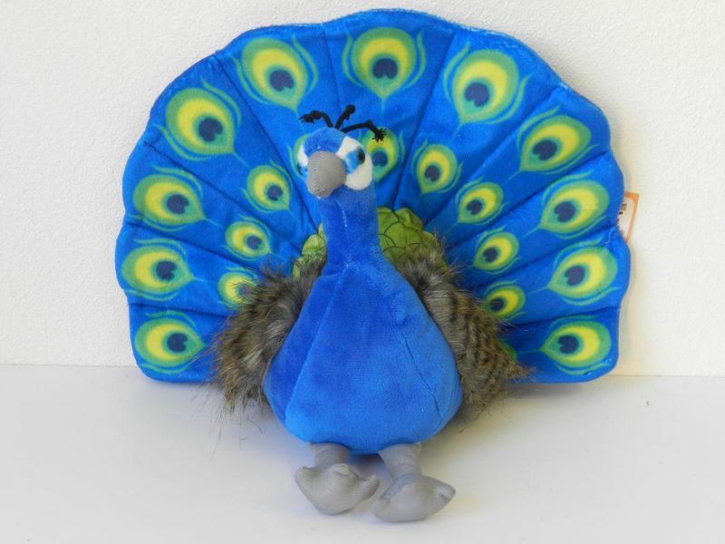 Wiki Plüss páva 24 cm - plüss játékok