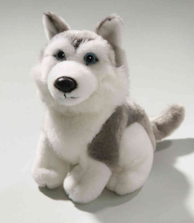 Lamps Plüss kutya - husky 16 cm