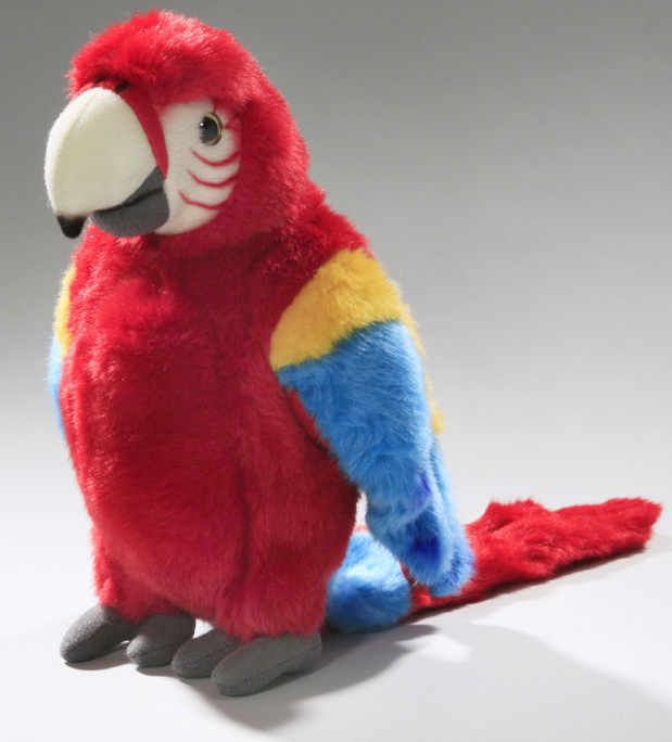 Lamps Plüss papagáj 30 cm - plüss játékok