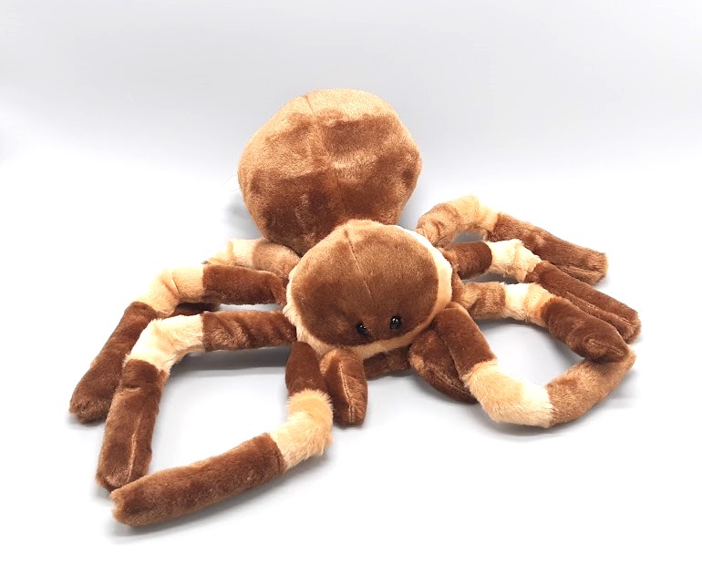 Mikro Plüss pók 27 cm - plüss játékok