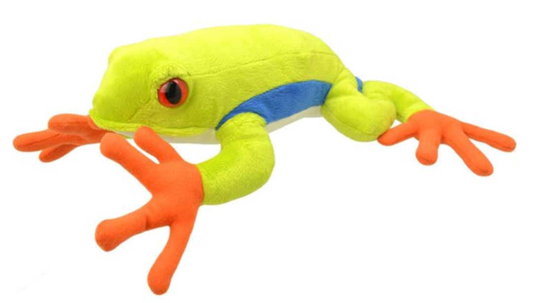 Wild Planet Plüss béka 30 cm - plüss játékok