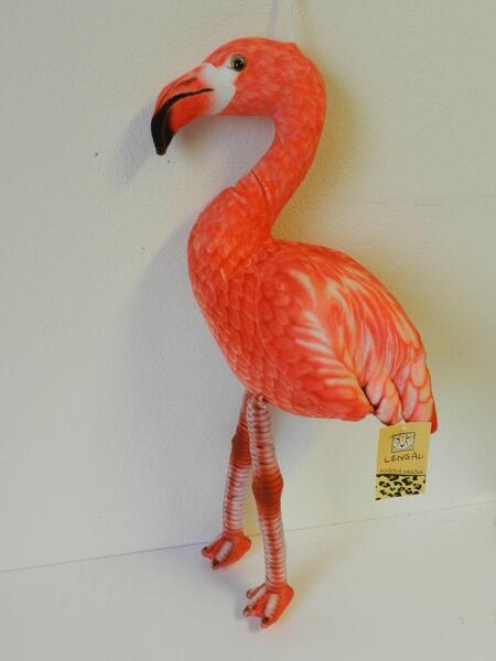 Barvíř Plüss flamingó 46 cm - plüss játékok