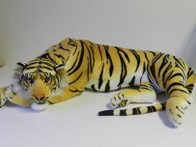 Barvíř Plüss tigris 90 cm - plüss játékok
