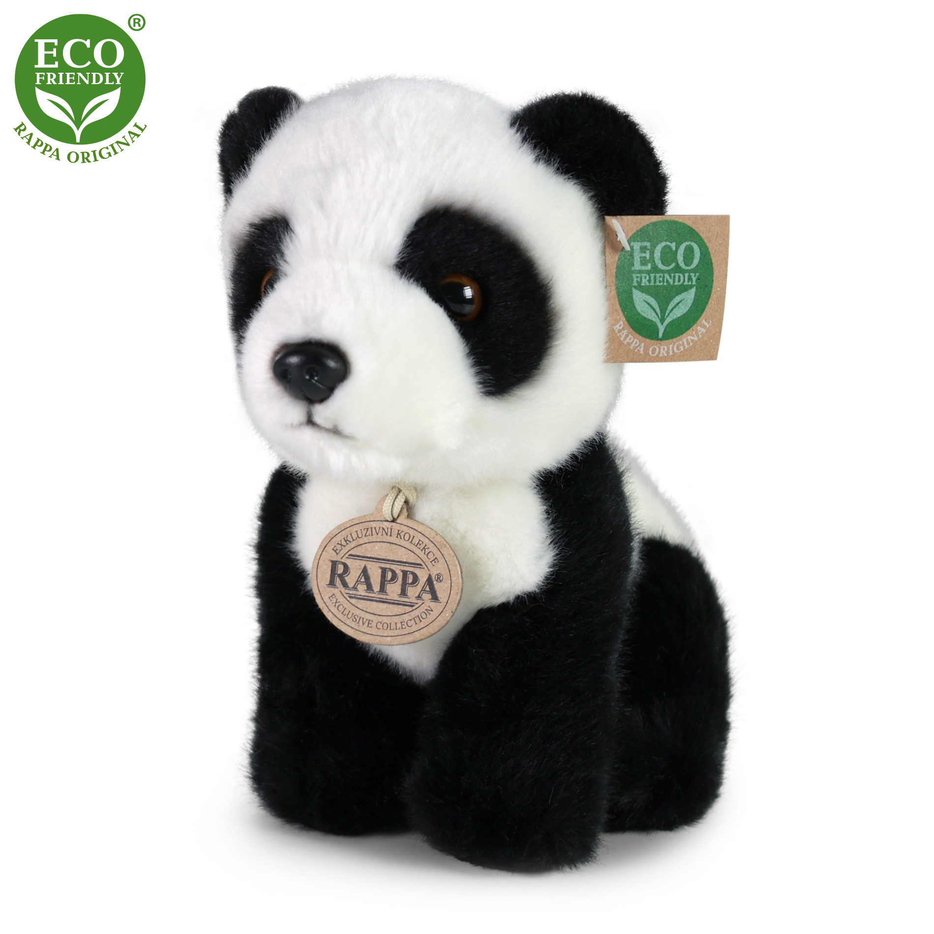 Rappa Plüss panda 18 cm - plüss játékok