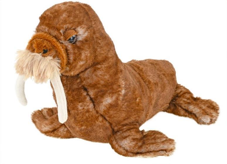 Mikro Plüss rozmár 30 cm - plüss játékok