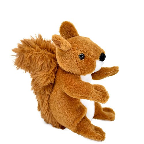 Plüss mókus 14 cm - plüss játékok