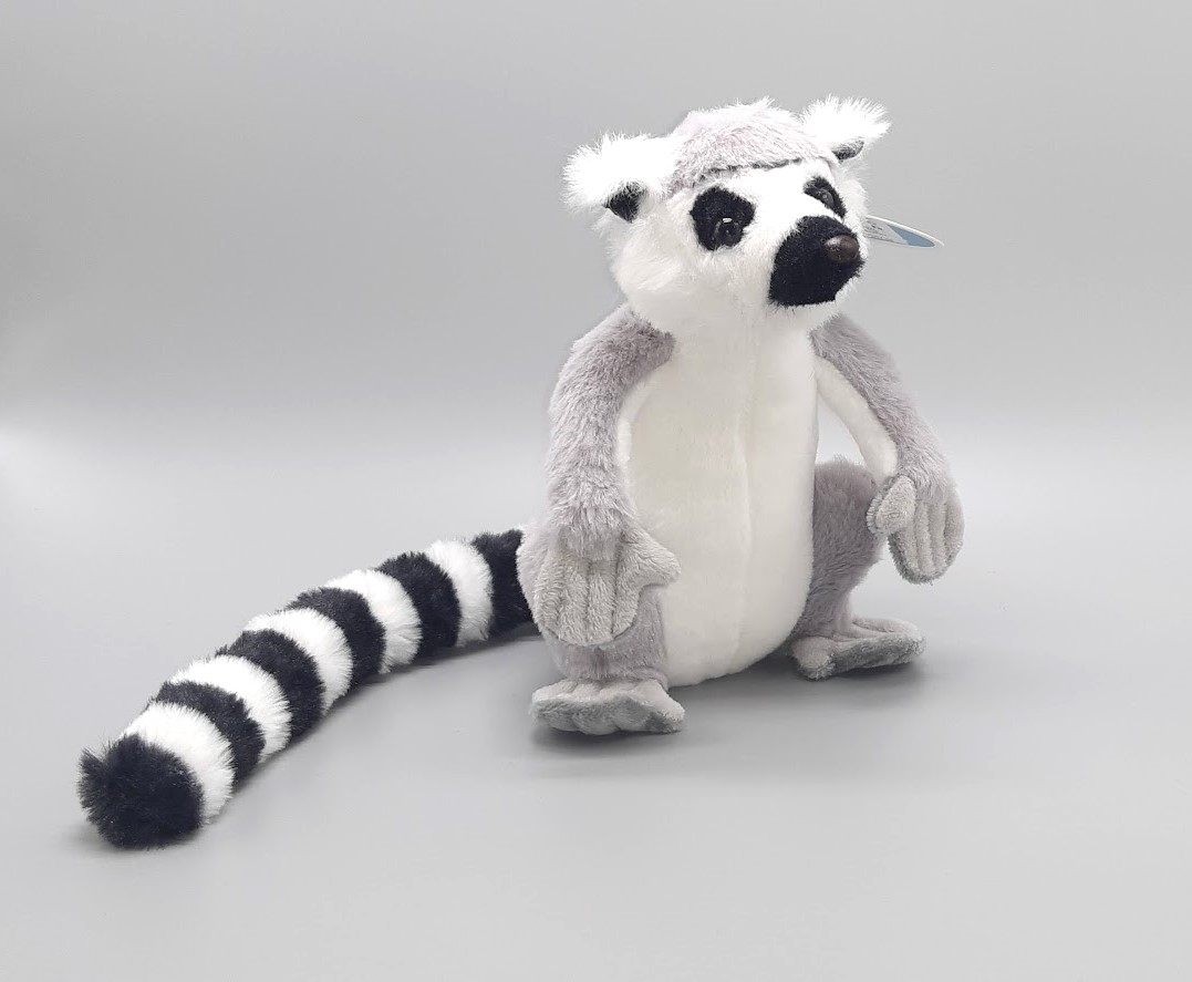 Lamps Plüss gyûrûsfarkú maki 22 cm - plüss játékok