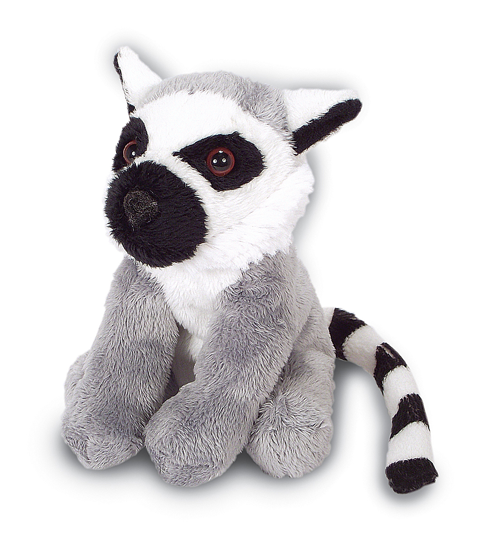 Ark Toys Plüss gyûrûsfarkú maki 14 cm - plüss játékok