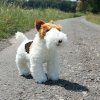 Plüss foxterrier kutya Dášenka 30 cm