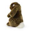 Plüss nyuszi barna 18 cm