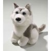 Plüss kutya - husky 16 cm