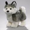 Plüss kutya - husky 27 cm