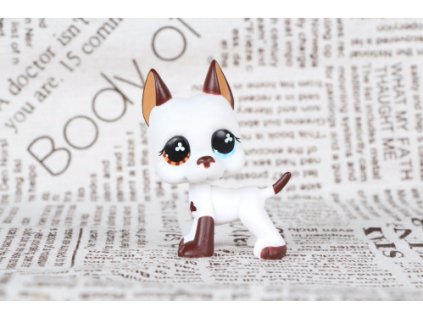 Littlest Pet Shop Velký bílý pes 5 cm - LPS 577