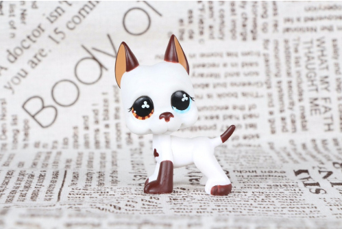 Littlest Pet Shop Velký bílý pes 5 cm - LPS 577