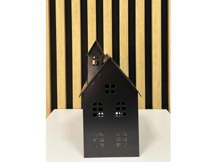 Plechový domek malý černý