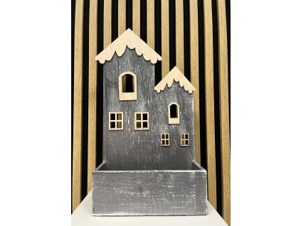 Domek bedýnka velká šedá