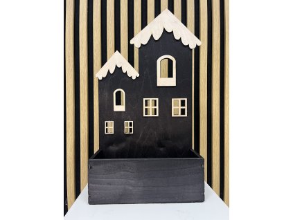 Domek bedýnka velká černá