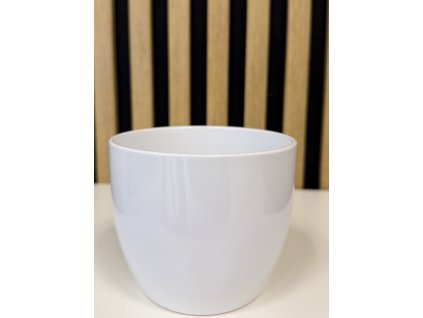 Bílý květináč 5351