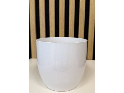 Bílý květináč 5353