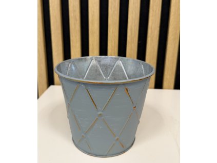 Plechový květináč 7227