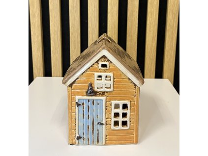 Keramický domek hořčicový