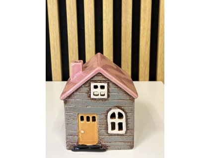 Keramický domek šedý