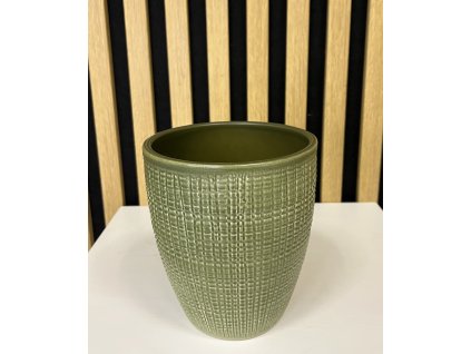 Designový květináč orchidej zelený