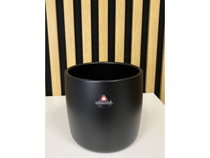 Designový květináč černý
