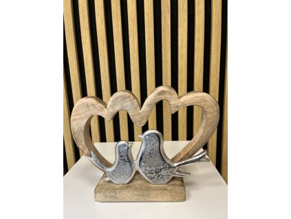 Srdce s ptáčky dřevokov