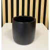 Designový květináč černý