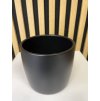 Designový květináč černý