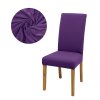 yA2aSolid Colors Chair Cover Dining Room Chair Seat Restaurant Weddings Banquet Hotel Elastic Flexible Stretch Spandex