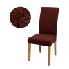 DecuSolid Colors Chair Cover Dining Room Chair Seat Restaurant Weddings Banquet Hotel Elastic Flexible Stretch Spandex